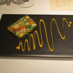 オーグードゥジュール ヌーヴェルエール - シェフが最後まで造り続けたテリーヌです。