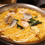 Bar Espanol LA BODEGA - 魚介のパエリア　1,100円