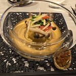 翠陽 - 海老•ホタテ貝柱と黄ニラの炒め物XOジャン添え