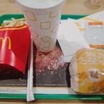 マクドナルド - チーチーダブチセットWithハッピーターンシャカシャカポテト