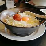 幸楽苑 - 料理写真:マーラーそぼろ入りねぎ玉中華そば(ライス付) 630円