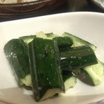 たこ焼・味処　壺心 - たたききゅうり　３８０円