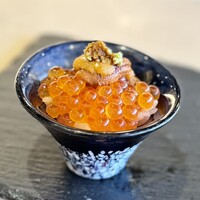 鮨 みや川 - ウニとイクラの小丼
