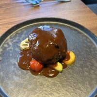 GINZA ONO Gratia -Smoke Dining- - 薪焼きハンバーグ