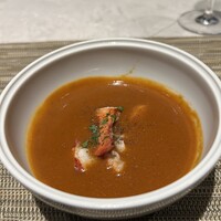 Wolfgang's Steakhouse Teppan - ②ロブスターの濃厚なスープ