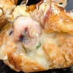 ポッポ - 料理写真:たこ焼 断面