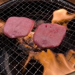 大阪屋 - 焼いてるところ