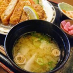 ぐらんの湯 お食事処 - お味噌汁