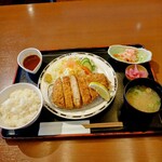ぐらんの湯 お食事処 - 熟成とんかつ定食