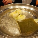 魚座 沖のや - 【月コース】天然ぶりとレタスのしゃぶしゃぶ