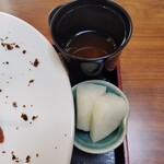 座屋 - 甘味の梨。