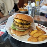 BurgerCafe honohono - ダブルパテチーズバーガー