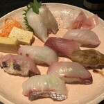 美味い家 若鈴 - 地魚寿司3,300円