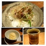 大どころ - 〆のご飯は「茗荷とあわせたちりめん」、、 
      これも初めての組み合わせですが、ちりめんは山椒だけでなく茗荷と併せてもさっぱりして美味しいのですね。 
      デザートも頂きました。 