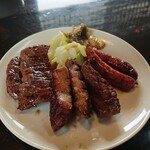 たんや善治郎 - ランチ牛たん極太・牛ハラミ焼定食
