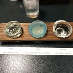 寿屋旅館 - 日本酒飲み比べ　@600