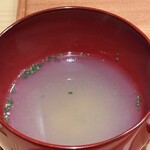 大阪天満宮 鮨とよなが - しじみ汁