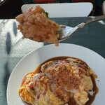 スプーン - オムライス、スプーン上げ