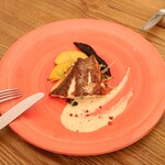 キサキ - 本日の魚料理（真鯛のポアレ）
      