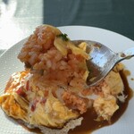 スプーン - オムライス、スプーン上げ