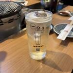 神戸焼肉かんてき - このグラス可愛い❤️（笑）