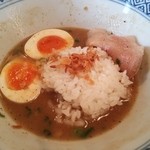 AJI10 - 更に進化した特濃厚魚介鶏白湯ラーメンのスープはかなりとろみがあり超濃厚！ご飯との相性も抜群なので・・・　コレお勧め＾＾≪2014年6月≫