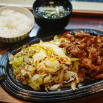 さくらい - 豚ソース焼 小ライス定食 (￥1,200)