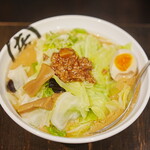 乃木坂ラーメン 東京食品 まる彦 - キャベツ味噌らーめん (￥1,150)
