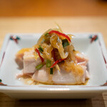 旬華 なか村 - 浸蒸鶏（チャンチェンカイ）