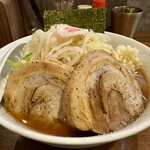 ヤマネコ軒 - 特製豚そば＋ヤサイ増し＋ニンニク