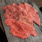 スタミナ焼肉 肉ですみだ - 定番肉盛(和牛カルビ・和牛ロース・ハラミ)各4枚