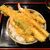 富水 - 料理写真:Ｗ天丼（大盛）1,250円