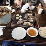 海の駅しおさい市場 - 餅･味噌汁も取って来た(^ ^)