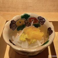 炭火割烹 庵 - 柿の膾