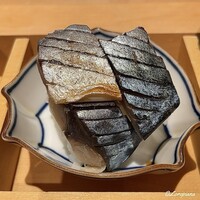 炭火割烹 庵 - 鯖の棒ずし