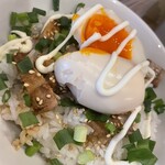 麺や ラチエン通り - 味玉チャーシューご飯350円