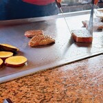 鉄板焼ステーキ 一ッ葉ミヤチク - 