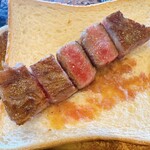 鉄板焼ステーキ 一ッ葉ミヤチク - 