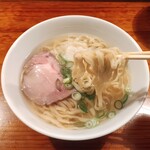 浜堂ラーメン - 麺のリフトアップ