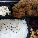 あげ市 - ザンギ弁当もも・醤油(ご飯大盛)