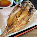 シーサイドスパ マリーナ展望レストラン - 大アジ干物