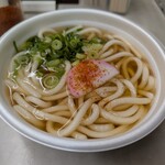元気うどん - かけうどん450円。