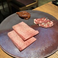 焼肉 うしみつ 恵比寿本店 - 塩焼物盛り合わせ