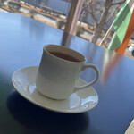 インデアンレストラン  ニューミラ - 大人の冬の〆はホットチャイ。女子供にはマンゴーラッシーがオススメw