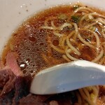麺家 たけ田 - スープの感じ