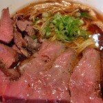 麺家 たけ田 - 鳥取和牛の塩そばアップ