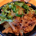 麺家 たけ田 - ゆず大根おろし添牛煮込みごはん