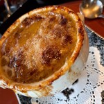 グリーンヒルズ草庵 - オニオングラタンスープ