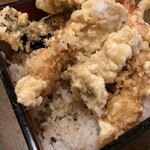ふわり - 天丼のアップ