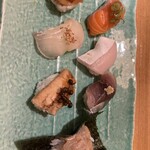 ながり鮨 - コースのお寿司